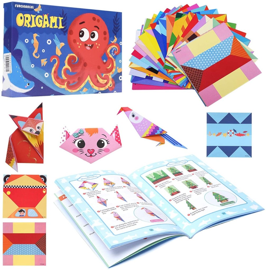 Kit di Carta Colorata per Origami