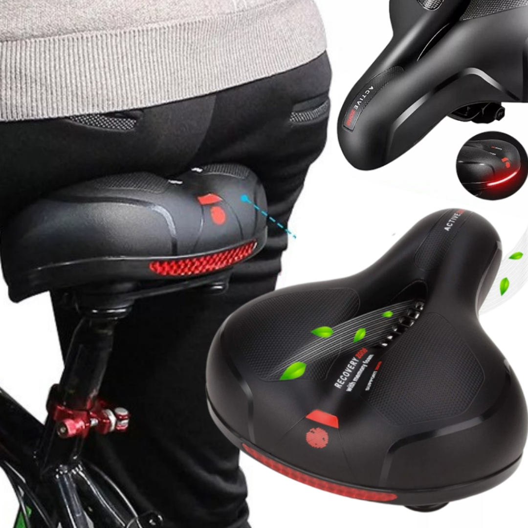 Sellino per bicicletta ergonomico, extra-morbido, reclinabile