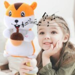 Scoiattolo parlante di peluche