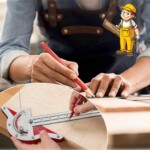 Righello per falegnameria regolabile