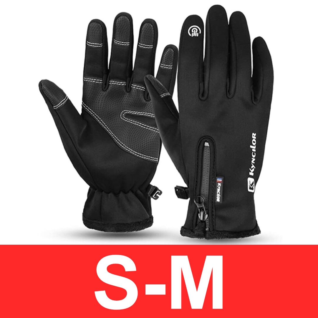 Guanti invernali per touch screen resistenti all'acqua