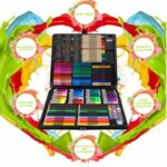 Set Pittura e Disegno da 251 pezzi + Album da colorare GRATIS