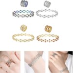 Anello Bracciale a trasformazione Magnetica 2 su 1