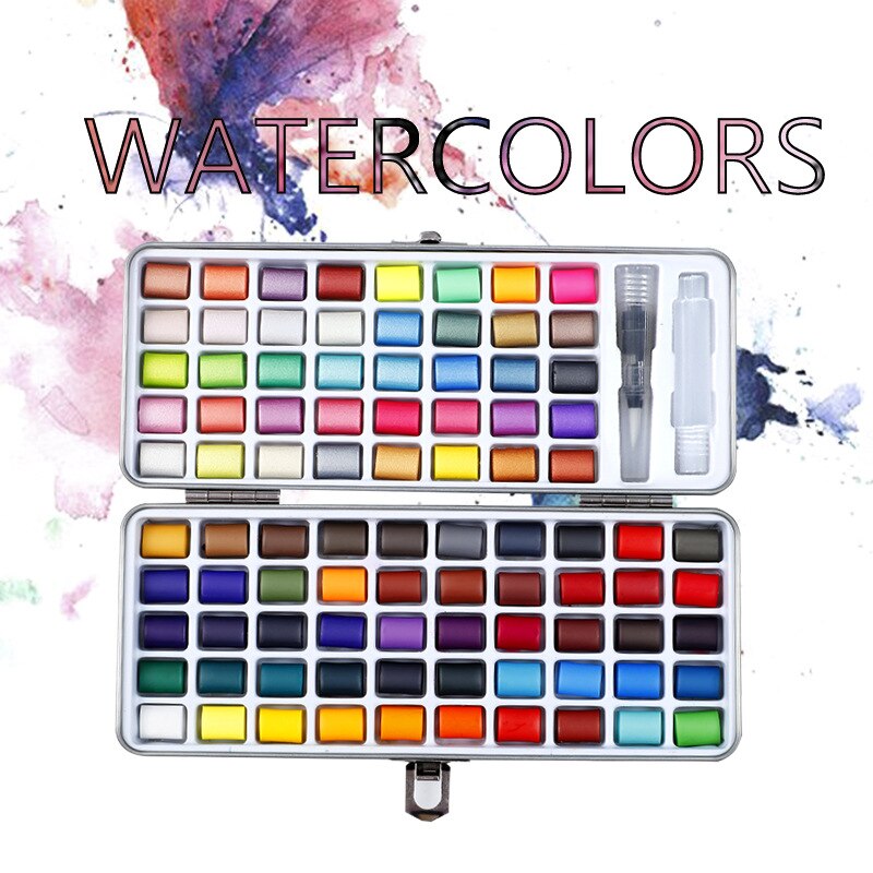 Set di pittura ad acquerello 90 colori