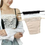 3 pezzi reggiseno invisibile in pizzo per donna