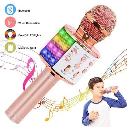 Microfono karaoke bluetooth senza fili SINGIRL - immagine 3