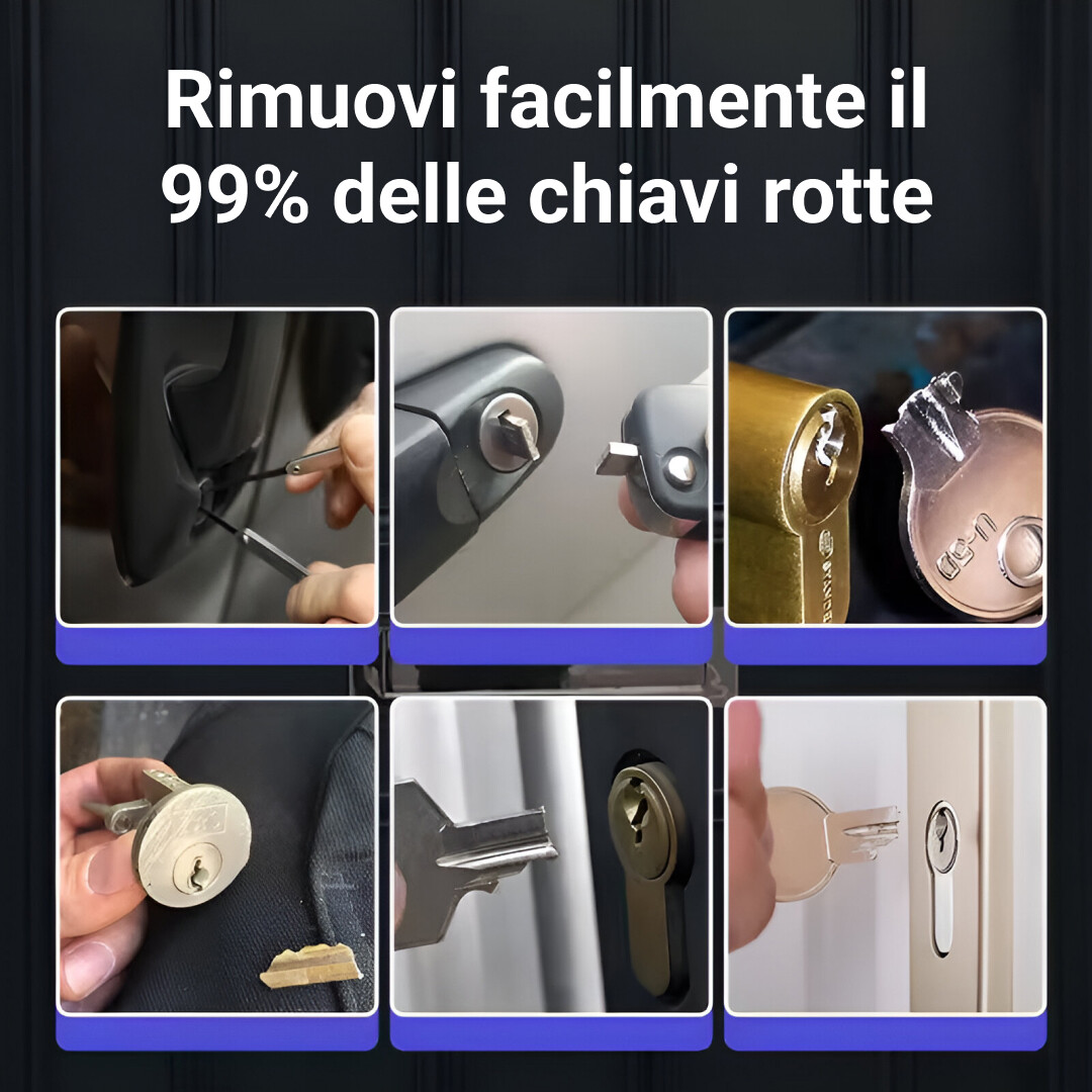 KeyBuster™ Kit per l'Estrazione di Chiavi Rotte - immagine 3