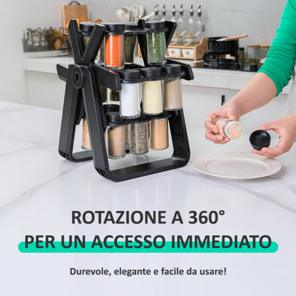 SpicePro™ - Organizzatore girevole per spezie - immagine 2