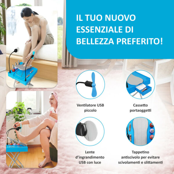 NailEase ™ - Stazione Portatile per la Cura delle Unghie - immagine 2