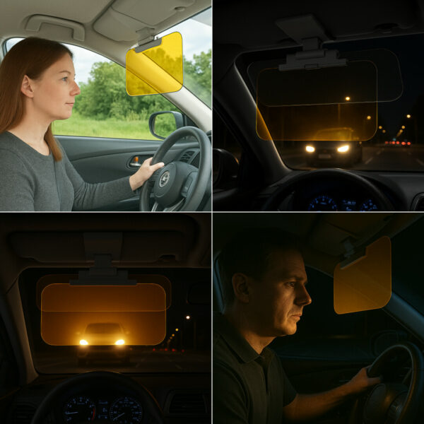 VISORSHIELD™ VISIERA SOLARE PER AUTO ANTIRIFLESSO UV - immagine 5