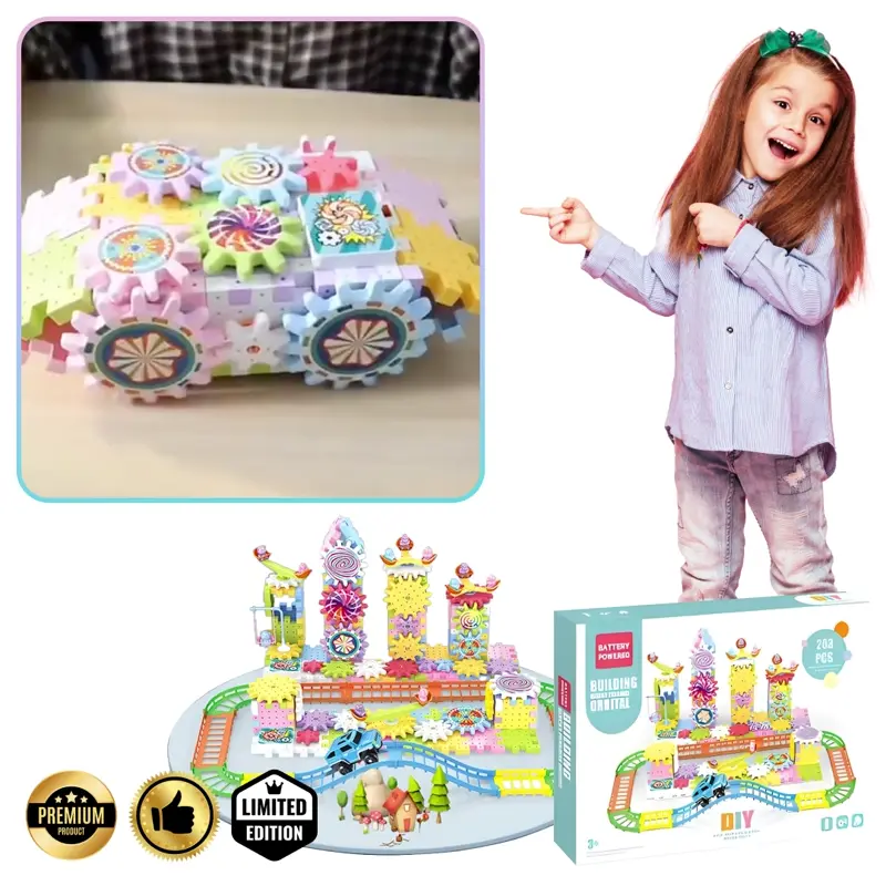 EduTrain - Set Treno Elettrico STEM 203 Pezzi