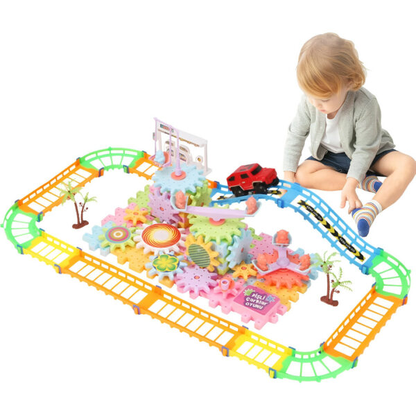 EduTrain - Set Treno Elettrico STEM 203 Pezzi - immagine 3