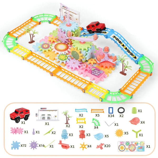 EduTrain - Set Treno Elettrico STEM 203 Pezzi - immagine 5
