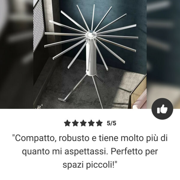 VIRELLO™ - Stendibiancheria a Piovra Pieghevole - immagine 7