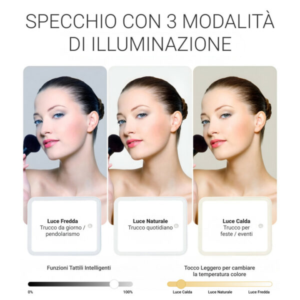 GlowBag™ - Pochette da trucco portatile con specchio illuminato - immagine 3