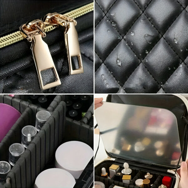 GlowBag™ - Pochette da trucco portatile con specchio illuminato - immagine 4