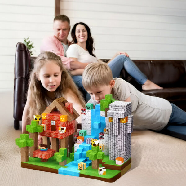 BuildEase™ -   Blocchi Magnetici per Costruzione - immagine 3