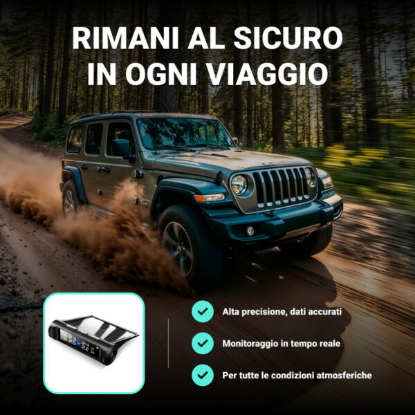 Riboton™ -  Sistema di Monitoraggio della Pressione degli Pneumatici Solare - immagine 2