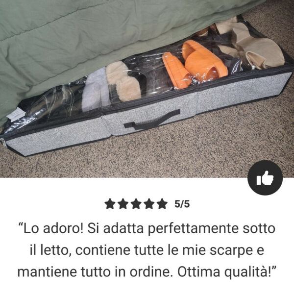 StoreEase™ - Organizzatore scarpe sotto il letto - immagine 6