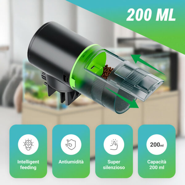 AquaFeed™ -  Mangime Automatico per Pesci - immagine 5