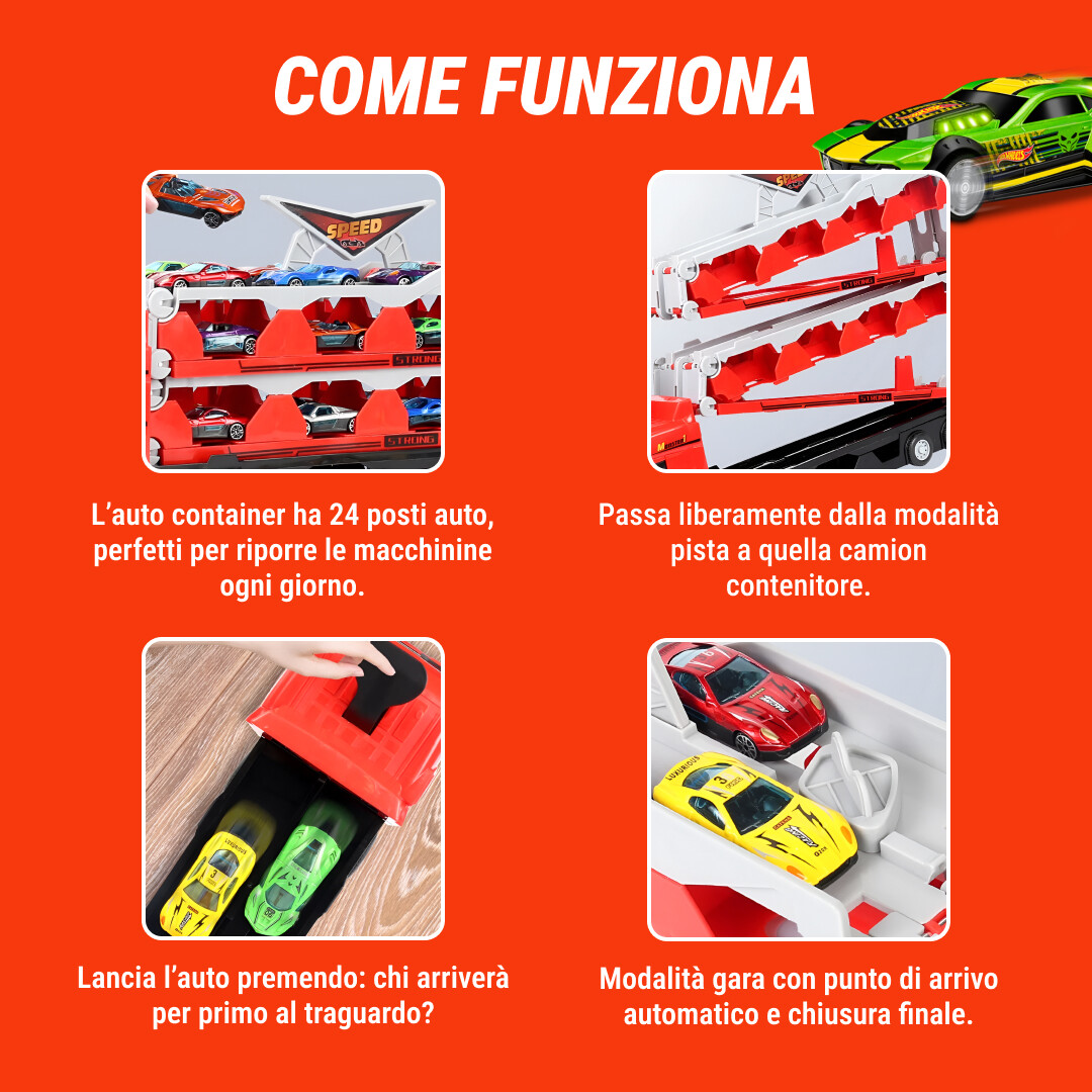 RACERTRUCK™ MEGA CAMION AUTO ESPANDIBILE - immagine 3