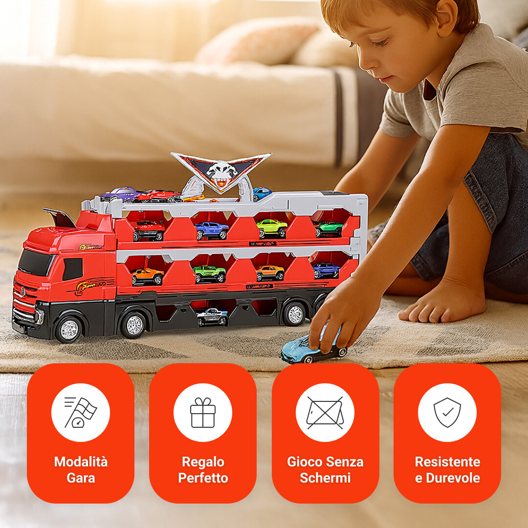 RACERTRUCK™ MEGA CAMION AUTO ESPANDIBILE - immagine 4