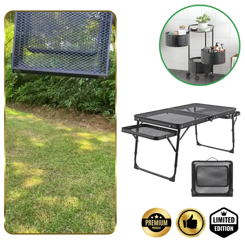 WildFold™ -  Tavolo Pieghevole da Esterno in Rete