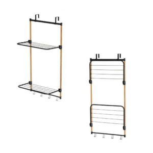Alternative view of Hanrox™ – Stendibiancheria da Porta in Faggio e Acciaio