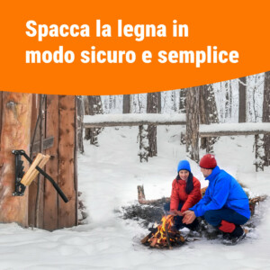 Alternative view of Logma™ - Spaccalegna manuale da parete