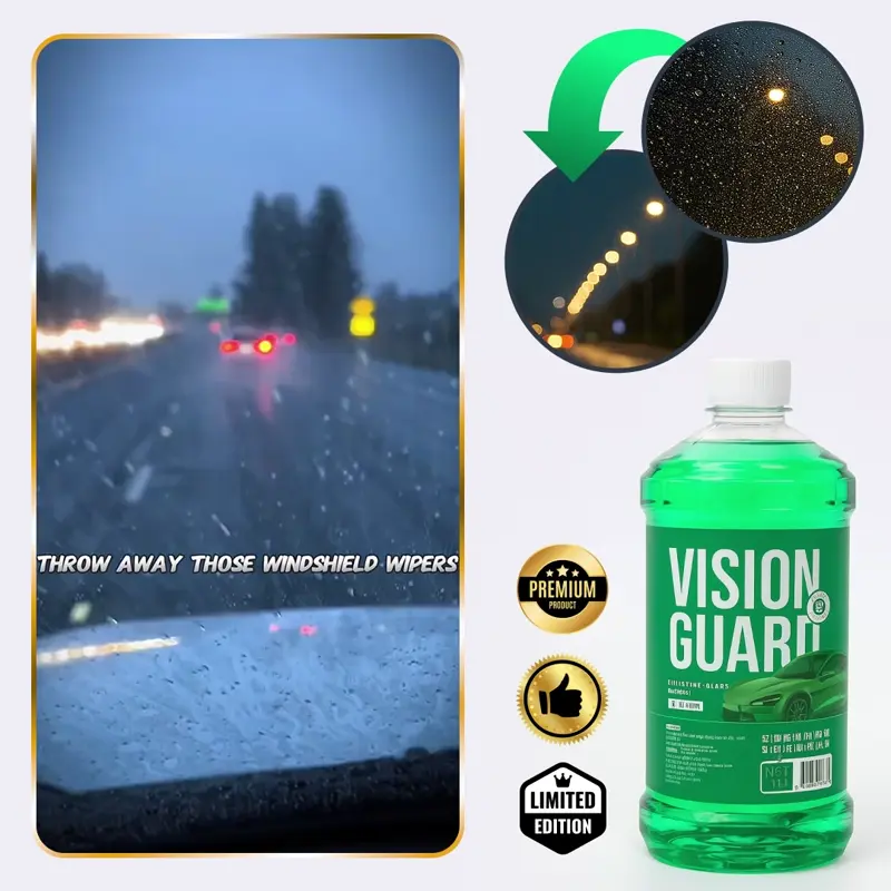 VisionGuard™ – Protezione Idrofobica per Parabrezza