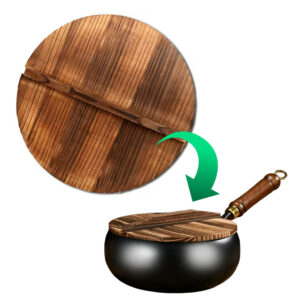 Coperchio in legno per wok da 26 cm