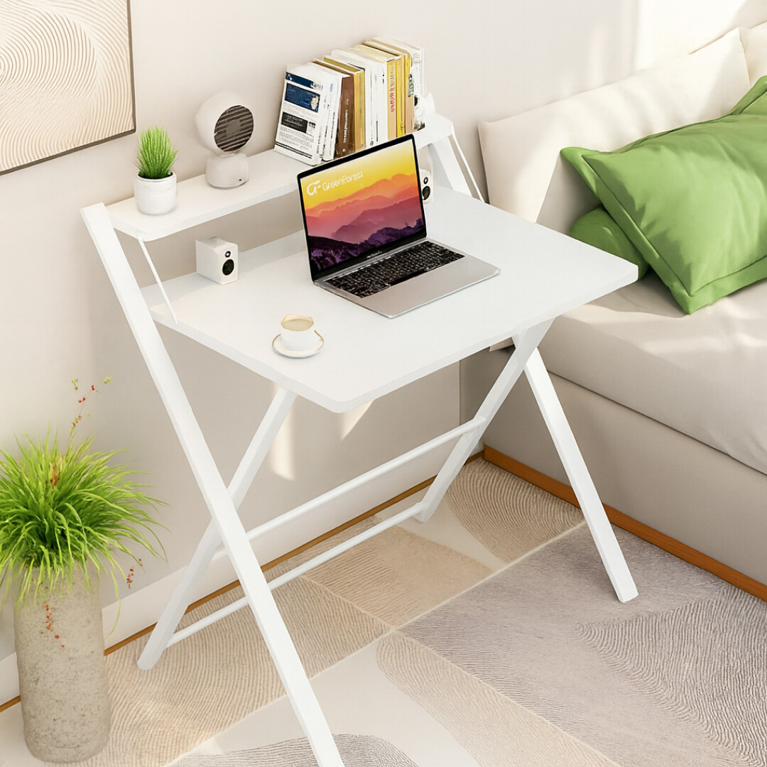 FoldioLift – Scrivania Pieghevole Compatta con Ripiano - immagine 4